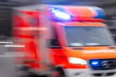 Unfall in Speyer-Nord: Rettungsdienst gefragt. 