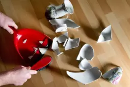 Zerbrochene Vase