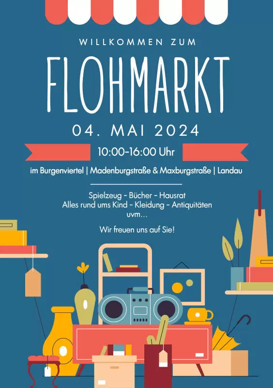 04.Mai.2024 - 10:00 - 16:00Uhr - im Burgenviertel - Madenburgstraße & Maxburgstraße - Landau in der Pfalz - Spielzeug - Bücher -