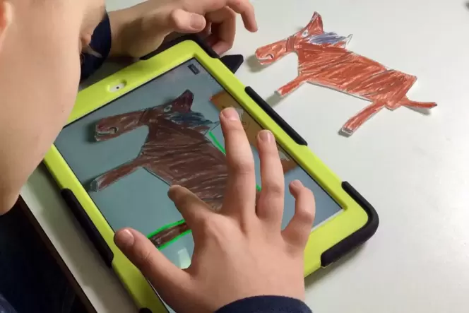 Tablet-Computer lassen sich auf kreative Weise im Unterricht einsetzen.