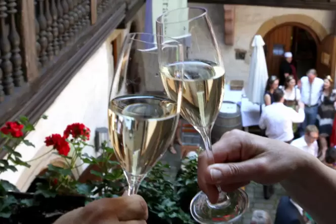 Im Frank-Loebschen Haus können Besucher des Weinerlebnisses ihre Lieblingsweine küren.
