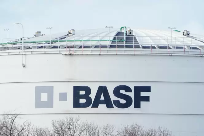 Anlage im BASF-Stammwerk in Ludwigshafen.