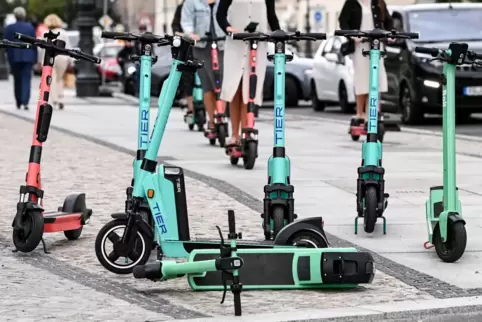 Begrenzt: Künftig sollen von Firmen nicht mehr als insgesamt 2000 E-Scooter eingesetzt werden.