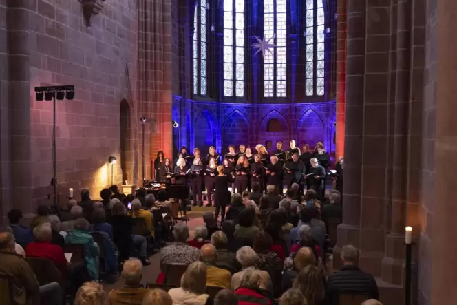 Die evangelische Kantorei Kaiserslautern sang in der Stiftskirche unter der Leitung von Beate Stinski-Bergmann.