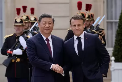 Chinas Staatschef Xi in Paris
