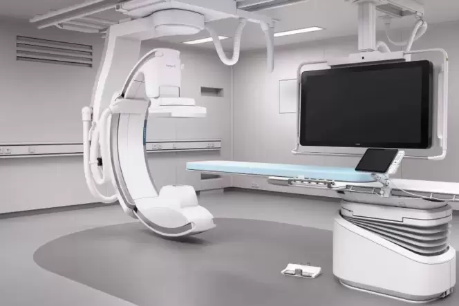 Sieht aus wie die Zukunft: die neue Herzkatheteranlage im Klinikum LD-SÜW.