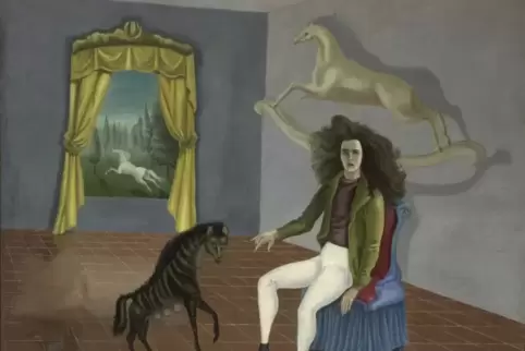 Traumspiel: Selbstbildnis von Leonora Carrington, 1937/38. 