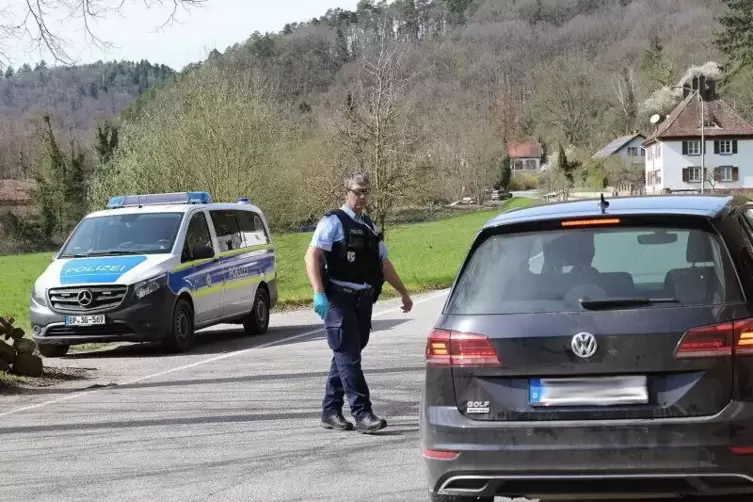 Die Bundespolizei kontrollierte gestern am St. Germanshof. 