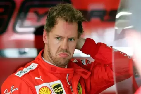 Wie alle im Wartestand: Sebastian Vettel.