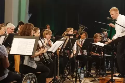 Auch das Orchester des Bolander Musikvereins, hier bei einem Sommerkonzert, muss wegen der Corona-Pandemie zur Zeit pausieren. 