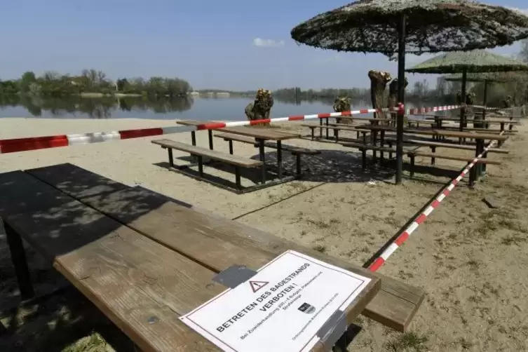 Osterwochenende Verläuft Am Gesperrten Silbersee Weitgehend Ruhig Bobenheim Roxheim Die 3808