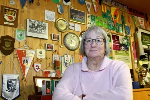 Bärbel Petzold war Teil der Mannschaft, die den ersten Meistertitel im Frauenfußball gewann, heute ist sie Vorsitzende des Verba