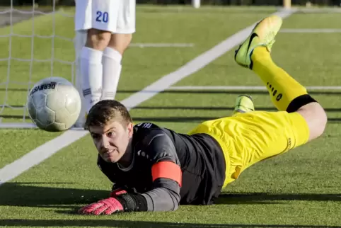 Kehrt von Landesliga-Tabellenführer TuS Hohenecken zum FKP zurück: Benedikt Fath, Ex-U17-Bundesligakeeper des 1. FC Kaiserslaute