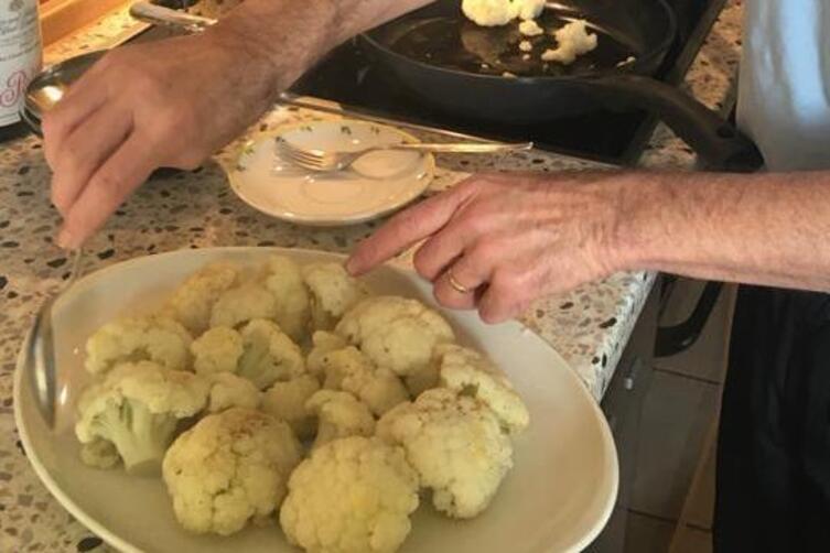 Blumenkohl Überbacken Mit Paniermehl / Gebackener ...