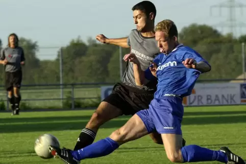 Freddy Heß als Spielertrainer 2003 in Zeiskam. 