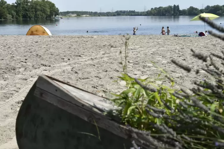 Noch können Schwimmer nicht wieder im Silbersee in Bobenheim-Roxheim baden. Das soll sich aber bald ändern. 