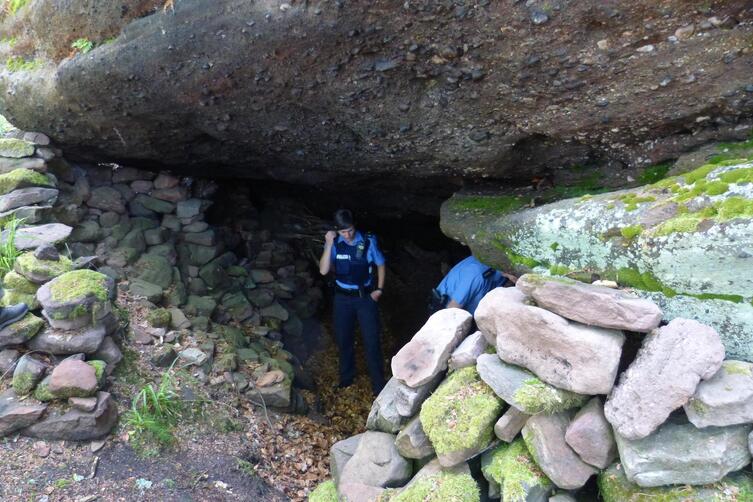 Polizeikontrollen Am Drachenfels Illegal Im Wald Bad Durkheim Die Rheinpfalz