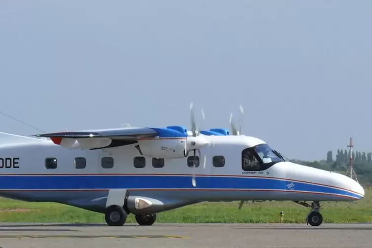 Soll bald mit Elektromotoren abheben: eine Dornier Do 228 des Deutschen Zentrums für Luft- und Raumfahrt. Unser Bild zeigt eine 