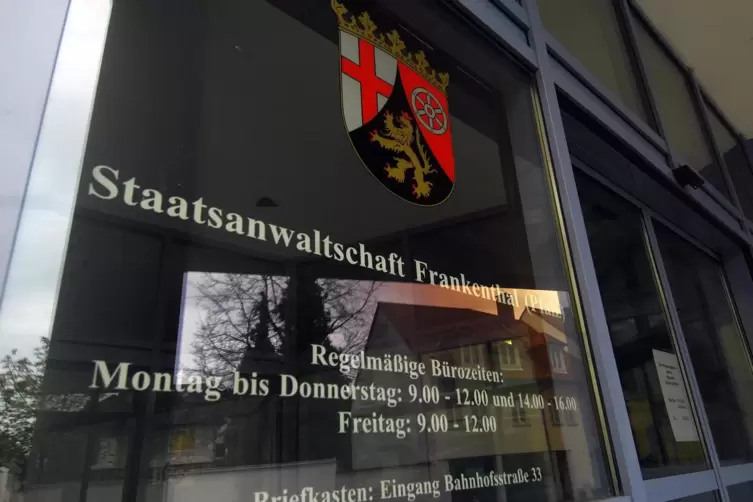 Seit Ende Januar mit Ermittlungen in Sachen Stadtklinik beschäftigt: die Staatsanwaltschaft Frankenthal. 