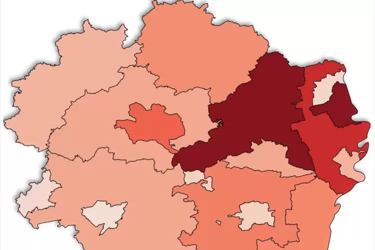 65 Menschen sind in der Pfalz mit Sars-CoV-2 infiziert. 