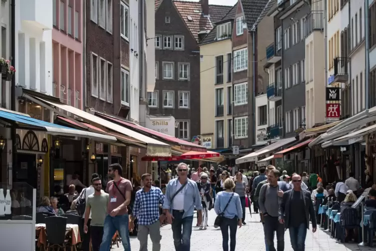 Auch bei Fußballern beliebtes Reiseziel: die Düsseldorfer Altstadt.