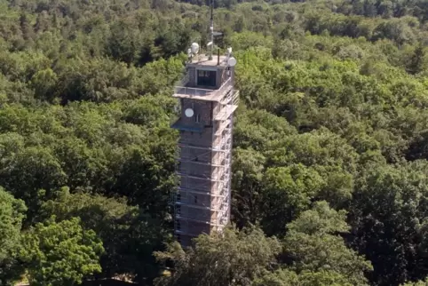 Seit 2017 kann der Potzbergturm nicht mehr betreten werden. 