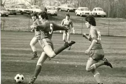 Das Rückspiel auf Platz 4 auf dem Betzenberg um die Südwest-Meisterschaft gegen Wörrstadt am 16. April 1978. Wörrstadt gewann da