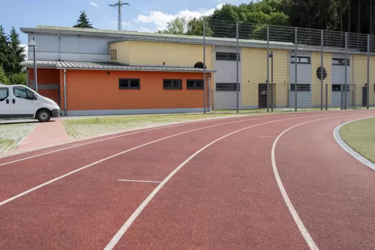 Die Halle des Siebenpfeiffer-Gymnasiums.