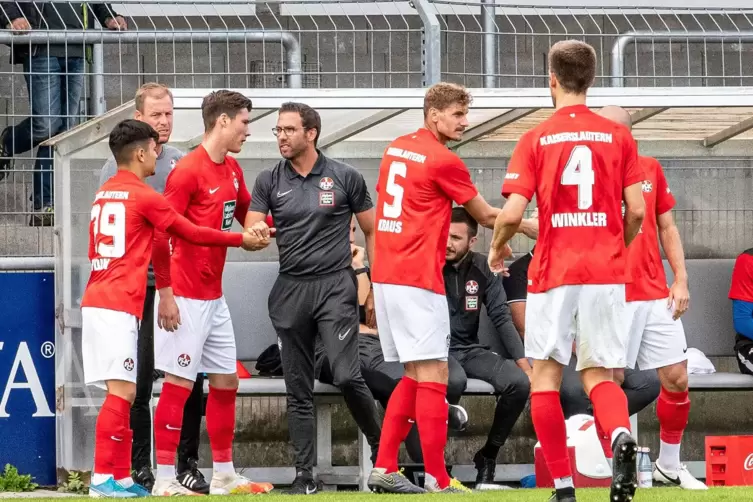  FCK-Trainer Boris Schommers will gegen den SV Sandhausen sehen, dass sein Team defensiv „so stabil arbeitet“ wie am Dienstag vo