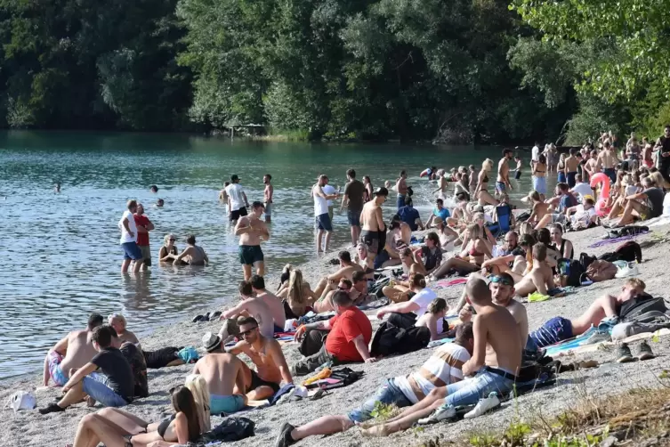 Der Epplesee ist stets gut besucht. Unser Bild stammt aus dem Jahr 2018. 