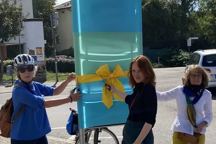 Am 4. September eingeweiht: Mühlturmstraße als zweite städtische Fahrradstraße. 