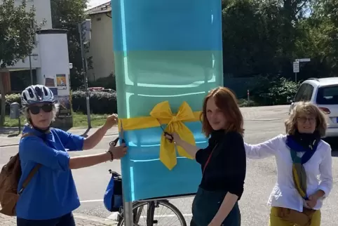 Am 4. September eingeweiht: Mühlturmstraße als zweite städtische Fahrradstraße. 