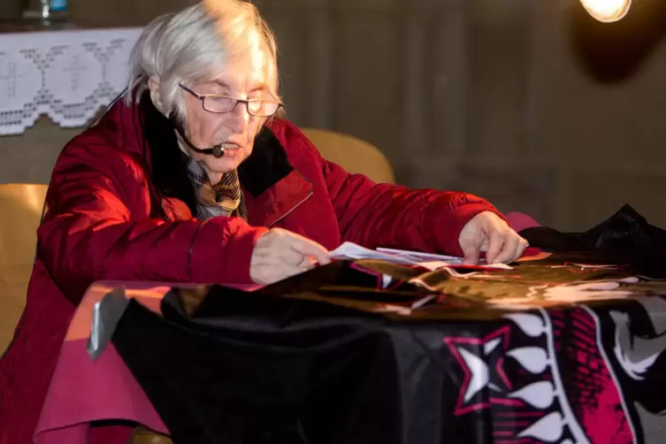 Esther Bejarano gastierte zuletzt im April 2019 in der Abteikirche in Offenbach-Hundheim.