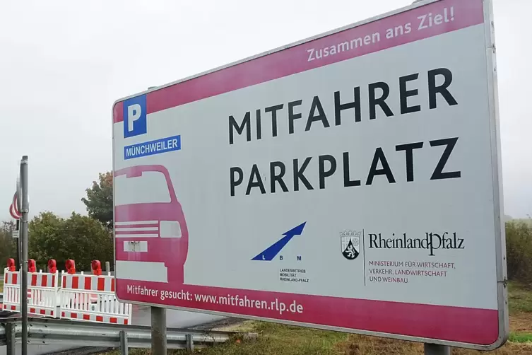 Mutterstadt möchte einen Mitfahrerparkplatz wie hier bei Münchweiler in der Südwestpfalz.