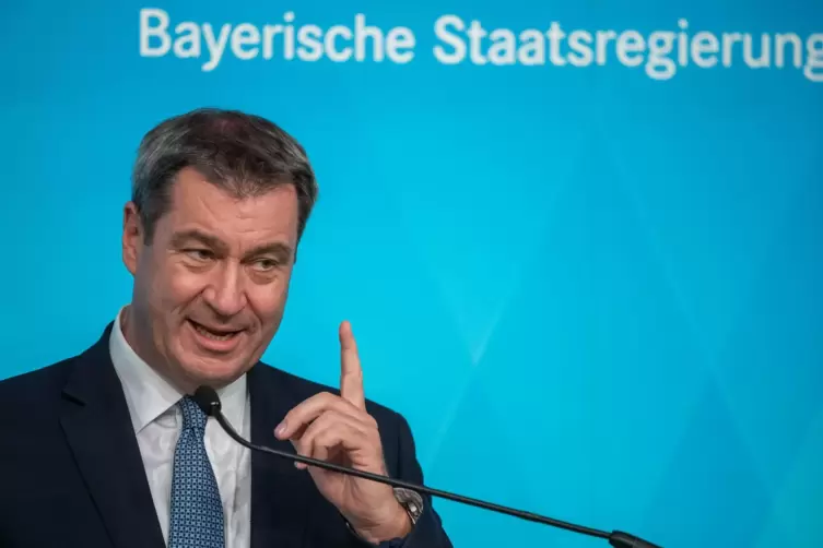 Bayerns Ministerpräsident Markus Söder (CSU) fordert eine Verschärfung der Corona-Maßnahmen.