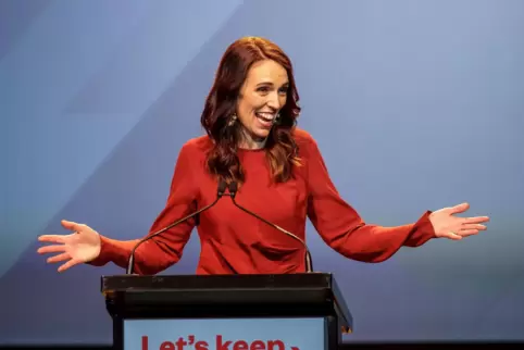 Strahlende Siegerin: Jacinda Ardern.