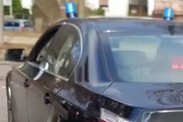 Das Zivilfahrzeug der Polizei hat eine Videomessanlage.