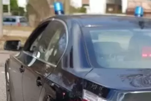 Das Zivilfahrzeug der Polizei hat eine Videomessanlage.