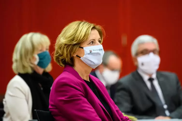 Maskenpflicht auch im Landtag: Ministerpräsidentin Malu Dreyer.