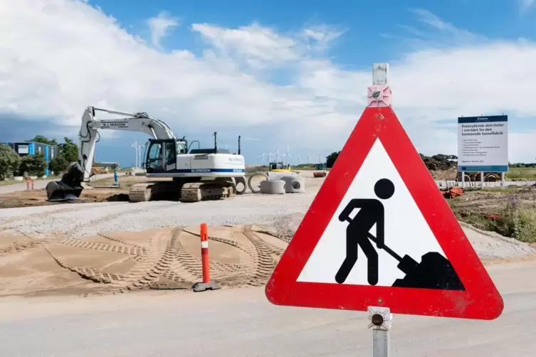 Auf dänischer Seite laufen schon vorbereitende Bauarbeiten für den Fehmarnbelt-Tunnel. 