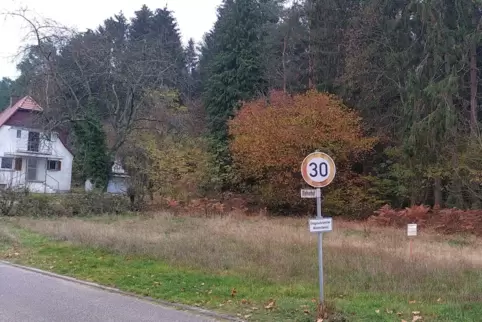 Gegenstand der Erweiterung des Bebauungsplanes: Gelände von Privat und Landesforsten in Schönau-Gebüg. 