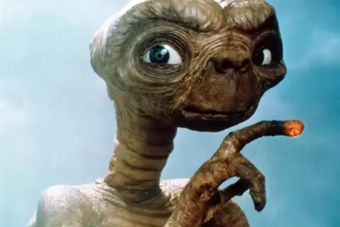 Der kleine außeriridische Freund: E.T. im Film „E.T. – Der Außerirdische“ (Original: „E.T. – The Extra-Terrestial“). 