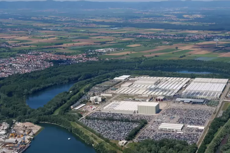 1,4 Millionen Quadratmeter Lagerfläche: das Global Logistic Center in Germersheim. 