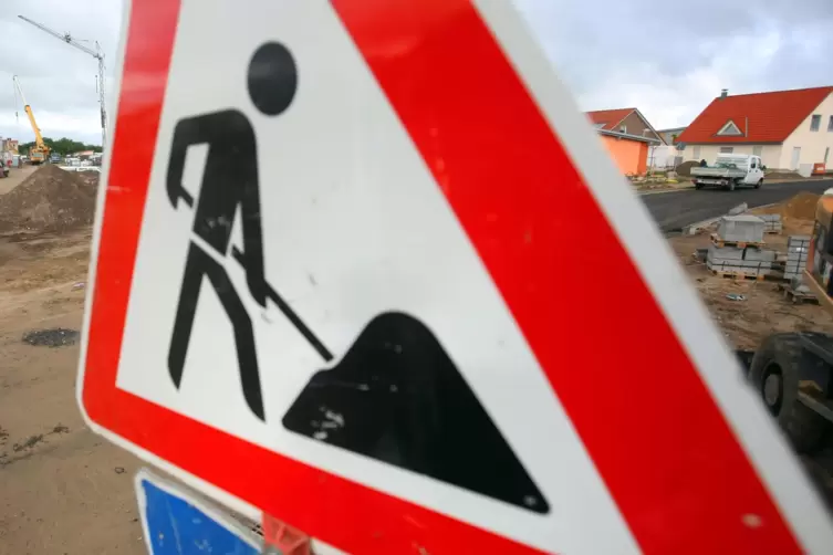 Die Baustelle wurde kurzfristig angesetzt.