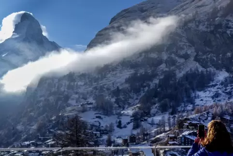 Beliebtes Fotomotiv: das Matterhorn.