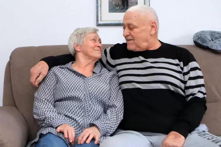 Ehepaar Roswitha und Gerald Beck, feiern diamantene Hochzeit.