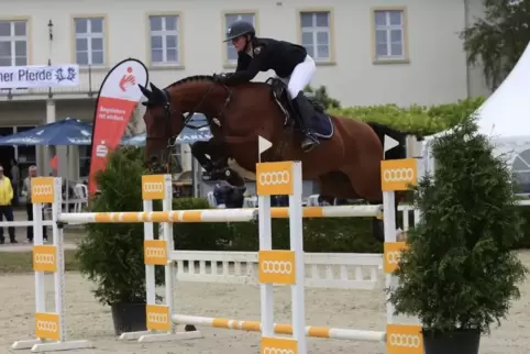 Leonie Bischoff Leonie vom Reit- und Fahrverein Miesau im Sattel von Concoris Colleoni. So will sie künftig in Springen der Klas