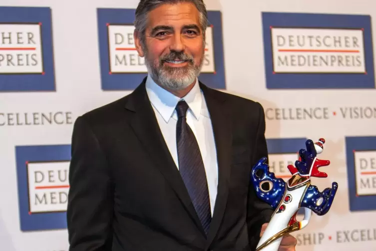 Auch US-Filmstar George Clooney ist im Besitz einer kunstvollen Trophäe aus der einstigen badischen Residenz. 