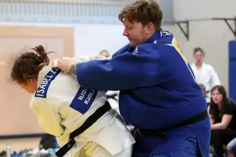 Einen Kampf gewonnen: Jasmin Grabowski (rechts). 