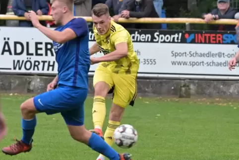 Schießt jetzt in der Regionalliga Tore: der 24-jährige Ex-Dudenhofener Paul Stock (rechts). 